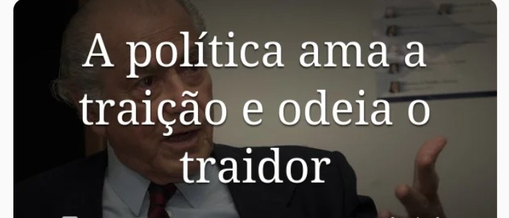  OPINIÃO: Ambição desmedida: a traição de políticos sedentos pelo poder.