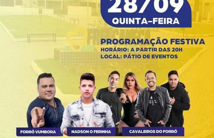  JAQUEIRA: Município comemora seus 28 anos de emancipação política com SHOW incrível e atrações de renome!