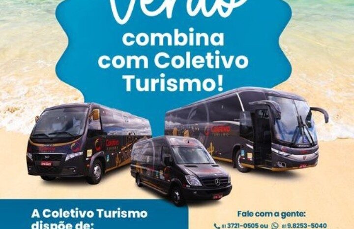  Organize sua viagem de fim de ano com a COLETIVO TURISMO. Segurança e conforto garantidos!