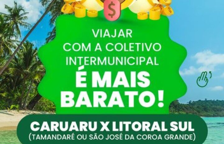  Aproveite o FERIADÃO para visitar o LITORAL SUL com a COLETIVO INTERMUNICIPAL