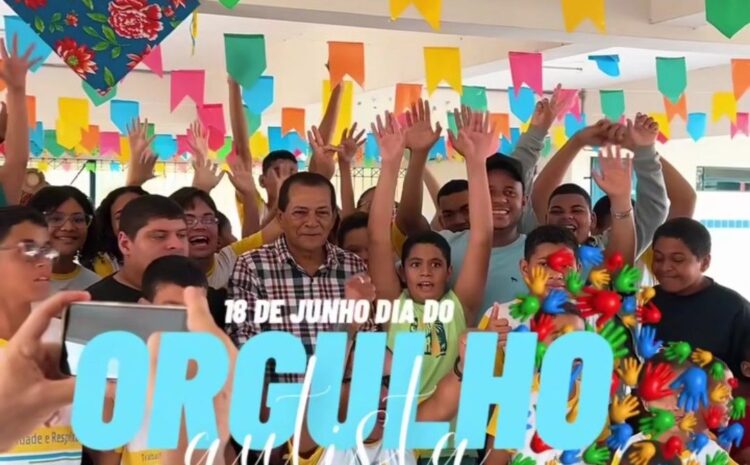  ÁGUA PRETA: Prefeito MIRUCA prestigia comemoração do Dia do ORGULHO AUTISTA ao lado de algumas crianças autistas